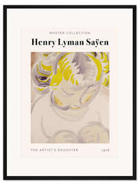 Gerahmter Kunstdruck The Artist's Daughter, 1916