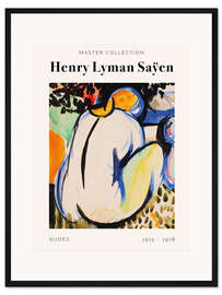 Gerahmter Kunstdruck Nudes, 1915 - 1918 II