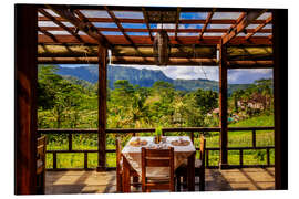 Magnettafel Frühstück auf Bali