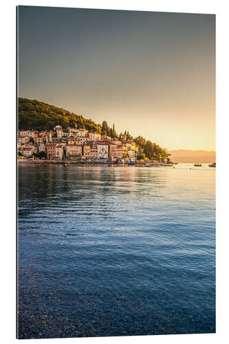 Galleriprint Croatia, Moscenicka Draga, village at sunrise by the sea