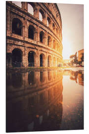 Magnettafel Sonnenaufgang am Kolosseum
