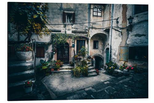 Aluminium print Mošćenice, a mountain village in Croatia