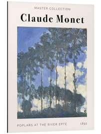 Magnettafel Poplars at the River Epte, 1891