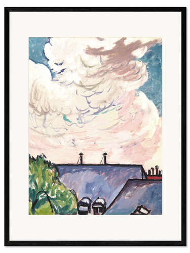 Gerahmter Kunstdruck Wolken