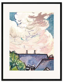 Gerahmter Kunstdruck Wolken