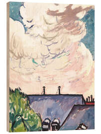 Tableau en bois Des nuages