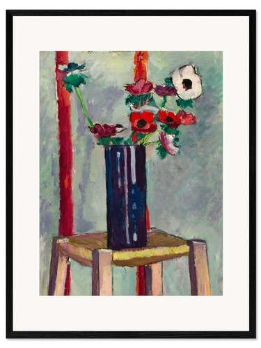 Impresión de arte enmarcada Anemones