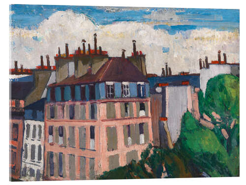 Acrylic print Rooftops, Paris