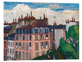 Foam board print Rooftops, Paris