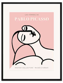Gerahmter Kunstdruck Picasso - Les femmes