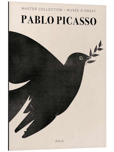 Aluminium print Pablo Picasso - Paix