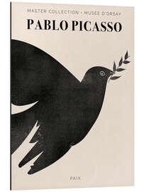 Stampa su alluminio Pablo Picasso - Paix