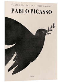 Foam board print  Pablo Picasso - Paix