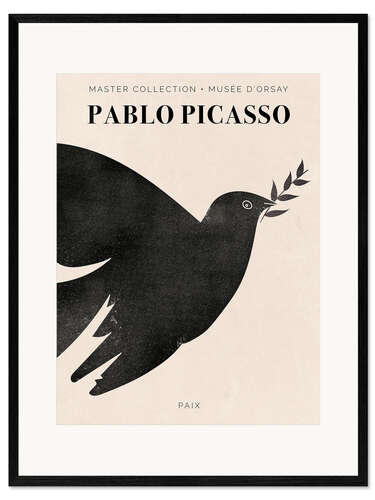 Framed art print Pablo Picasso - Paix
