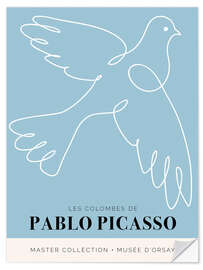 Wall sticker Pablo Picasso - Les colombes