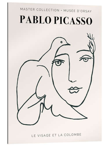 Gallery print Picasso - Le Visage et la colombe