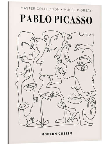 Tableau en aluminium Picasso - Modern Cubism