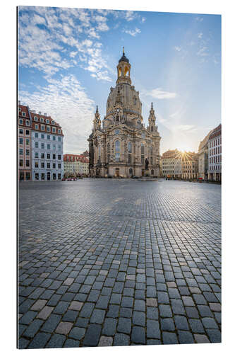 Gallery print Dresden Frauenkirche at sunrise