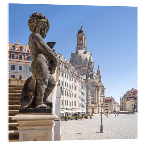 Gallery Print Dresdner Frauenkirche in der Altstadt von Dresden