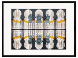 Framed art print Sheikh Zayed Grand Mosque in Abu Dhabi