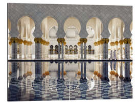 Gallery print Sheikh Zayed Grand Mosque reflection in Abu Dhabi