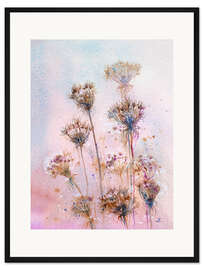 Gerahmter Kunstdruck Hochzeitsblume