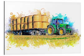 Magnettafel Traktor Kraftpaket