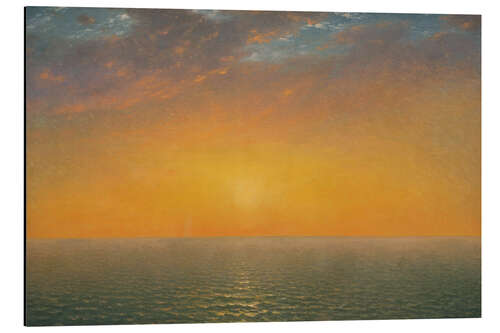 Tableau en aluminium Sunset on the Sea