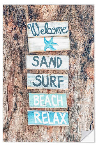 Sisustustarra Sand Surf Beach