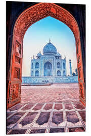Magnettafel Blaues Taj Mahal