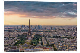 Magnettafel Abend in Paris