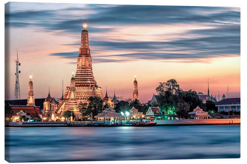 Canvas print Arun Wat Sunset