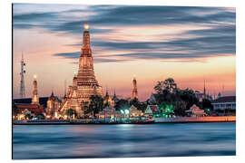 Magnettafel Arun Wat Sonnenuntergang