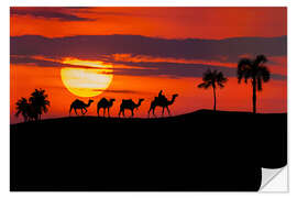 Wall sticker Sahara Sunset