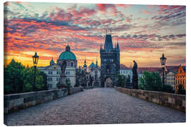 Lienzo Charles Bridge Sunrise