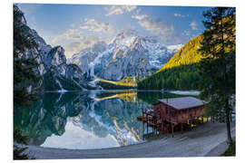 Tableau en PVC Lake Braies - Pragser Wildsee