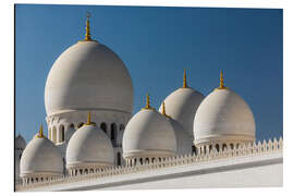 Aluminium print Sheikh Zayed Grand Mosque in Abu Dhabi