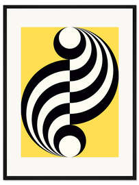 Gerahmter Kunstdruck Perle