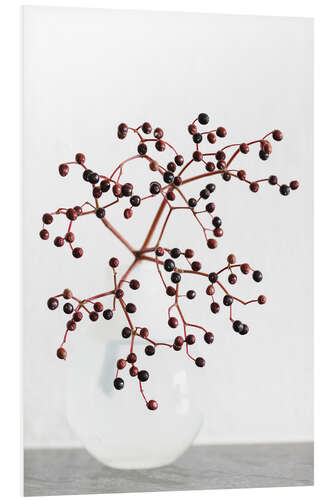 Tableau en PVC Vase of berries