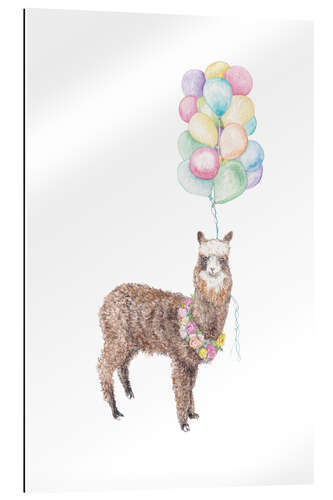 Galleriataulu Llama and Balloons