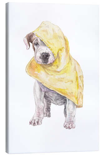 Canvas-taulu Rainy Day Pup