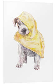 Foam board print Rainy Day Pup