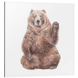 Magnettafel Bruno der Braunbär