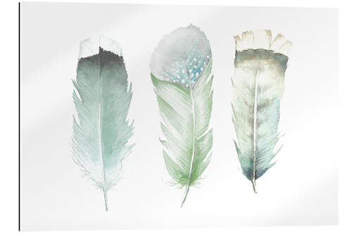 Gallery print Green Feathers