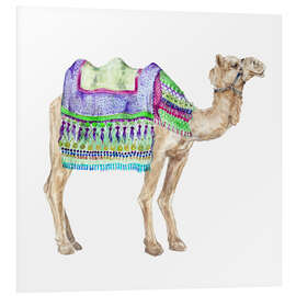 Tableau en PVC Colorful Camel