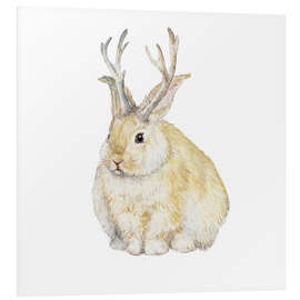 Quadro em PVC Grumpy Jackalope