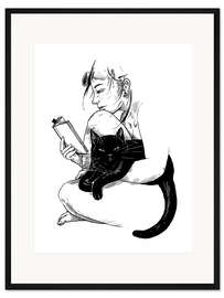 Gerahmter Kunstdruck Lesen