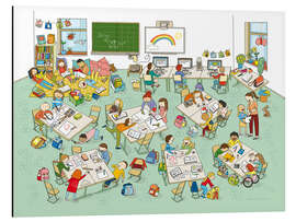 Magnettafel Wimmelbild Im Klassenzimmer