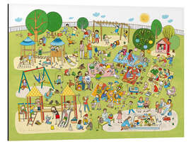 Magnettafel Wimmelbild Spielplatz