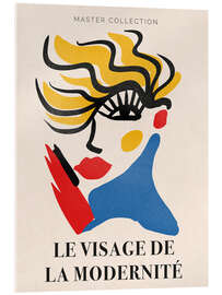Quadro em acrílico Le Visage de la modernité II